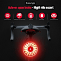 Pikkukuva 2 / 4: Bike Lights XLite100 Pyörän Takavalo USB Ladattava Pyörän Takavalo 5 Kirkkaustilaa Vedenpitävä Tehokas LED-Pyörä La
