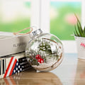 Miniatyrbild 5 av 5: 10-pack transparenta LED-julgranskulor, hängande julgransprydnader, födelsedagsfest, sfäriska