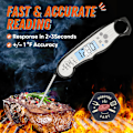 Miniatyrbild 2 av 5: Digital Kötttermometer, Vattentät Instant Read Mattermometer för Matlagning och Grillning, Köksprodukter