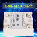 Miniatyrbild 2 av 5: Enfasig DC-AC Solid State Relä SSR-40DA 40A Ingångsspänning 3-32V DC Utgångsspänning 24-380V AC