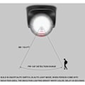Miniatyrbild 2 av 5: Utomhusvägglampa med rörelsesensor | 1000 Lumen LED Utomhusbelysning | Batteridriven sladdlös belysning | 360 grader