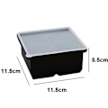 Miniatyrbillede 2 af 5: Ekstra store silikonebakker til isterninger - whisky isterninger holder sommerdrikke kolde - frys mad
