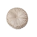 Miniatyrbild 1 av 5: Nordisk pumpakudde, lätt lyx ren färg sammetskudde, rund caster futon i vardagsrummet, tatami (beige) i karfönstret, diameter 35*10
