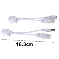 Miniatyrbillede 3 af 5: 2 stk. Passiv Poe Injektor og Splitter Kit DC Strømadapter Stik