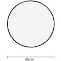Pikkukuva 2 / 5: Kylpyhuoneen peili, pyöreä, halkaisija 40 cm