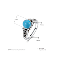 Miniatyrbillede 4 af 5: Moderne nyeste skinnende simple ring Gemr026c6