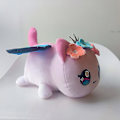 Miniatyrbilde 2 av 2: Aphmau Meow Meows Plysj Sandwich Fries Donut Katt. Unicorn Cat