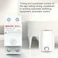 Miniatyrbillede 4 af 5: Husbåds Smart Wifi Afbryder Fjernbetjening Telefon App Stemmestyring Timerswitch, 1P(16-50A)