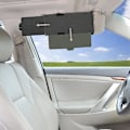 Miniatyrbillede 4 af 5: Sort 2 Bil Solskærm Forlænger Auto Polariseret Antiglare Udvidelse Forrude Side Vindue Visir