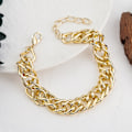 Miniatyrbillede 5 af 5: Armbånd Vintage Guld Farve Mode Smykker B2406 S2009-04