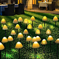 Miniatyrbillede 2 af 5: Hjemmeindretning gulvlampe LED solsvampelampe (3,8 meter 12 lys), til indendørs og udendørs, feriedekoration