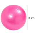 Pikkukuva 2 / 5: Tasapainolautapallo joogatreeniin, pilatesharjoitteluun, venyttelyyn, kuntoiluun, kotisalitreeniin Pink Glossy-45Cm