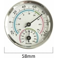 Miniatyrbild 2 av 5: Termometer och Hygrometer, Inomhus Termometer och Inomhus Hygrometer, för Inomhus eller Utomhus, Hög Tempera