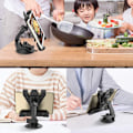 Miniatyrbild 3 av 5: Universal Bilinstrumentbräda Tablethållare, 360 Graders Rotation, TPU Sugkopp Limpinne, Kompatibel med iPad Mini 4/3/2/