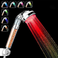 Miniatyrbild 1 av 5: Duschhuvud, 7 Färgväxlande LED Duschhuvud, Badrum Spa LED Duschhuvud - Högtryck Vattenbesparande - Hög Filtrati