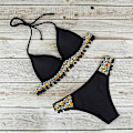 Miniatyrbild 3 av 3: Padded Push Up Bikini Set för Kvinnor - Baddräkt för Strand & Simning Colourful XL