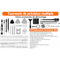 Miniatyrbild 5 av 5: Precisionsskruvmejsel Magnetisk Reparationsverktyg 136 i 1 Professionellt Reparationskit för Elektronisk Utrustning