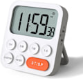 Miniatyrbillede 1 af 5: Køkken Timer, Køkken Timer, Digital Stopur og Nedtællingstimer med Tilpasset Tilstand, 3 Lydstyrkeniveauer til Eksamen, Møde,