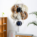 Miniatyrbillede 4 af 5: Væggobehæng Elegant Boho Stil Ekstravagant Hængende Væggobehæng Hattehylde Vægdekoration Hjemmeartikler