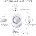 Miniatyrbillede 4 af 4: Automatisk Infrarød Bevægelsessensor Switch til LED Lys 200W Vægmontering Indbygget Lampe