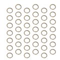 Miniatyrbillede 4 af 4: 100 stk Runde Metal Messing Split Nøgleholdere DIY Nøgle Ringe Nøglering Nøgle Organiser Til Hjem Bil DIY Håndværk