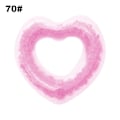 Miniatyrbillede 2 af 5: Hjerteformet Bade Ring Sommer Svømning Tube Vand Sjov Strandfest Pool Legetøj Svømning Cirkel Pink 70