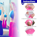 Miniatyrbild 4 av 5: Träningsboll, Yogaboll, Pilatesboll, Stabilitetsboll, förbättrar balans, core-träning och fysioterapi Blue