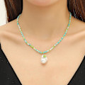 Miniatyrbild 4 av 5: Halsband Kristall Choker Mode Smycken  B1670 N2205-16
