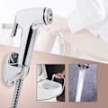 Miniatyrbild 3 av 5: Bidet Handdusch, Bidetmunstycke i Rostfritt Stål, Handhållen Bidet Dusch Toalettmunstycke Med Väggmontering VVS Toalett Bidet Spray Gun