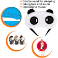 Pikkukuva 5 / 5: Sööt Panda Unipehme Uni Mask, Naljakad Emotikonit Uni Mask Silma Mask Silmakatte Tüdrukutele Poistele Naistele Meestele Lastele Koju Magamiseks Reisimiseks, Üllatus