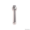 Miniatyrbillede 4 af 5: Rustfrit stål termorør 1/2\" Npt gevind 130mm lang til temperatursensorer J22 21 dråbe