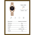 Miniatyrbillede 5 af 5: Dameur Mode Casual Japansk Quartz Ur Dame Business Vandtæt Rustfrit Stål Ur