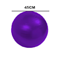 Miniatyrbillede 2 af 5: Stabilitetsbold, Yogabold, Fysisk Kernetræning, Balance Purple 45Cm