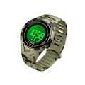 Miniatyrbild 4 av 5: Analog digital fitness PU-band sportarmbandsklocka för män 8971gcbk