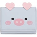 Pikkukuva 1 / 5: Kawaii-lompakko tytöille, söpö sika naisten lompakko kortti- ja setelitasku, sika vaaleanpunainen A916-773 Blue