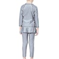 Miniatyrbild 3 av 4: 3-pack Burkini Badkläder för Flickor Muslimisk Islamisk Badmössa Strandkläder Grey 2-3 Years