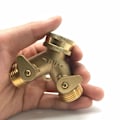 Miniatyrbillede 3 af 5: Havekugleventil til haven, American Garden To-vejs kugleventil, Havekugleventil i kobber To-vejs samling (3.4 amerikansk gevind)