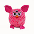 Pikkukuva 2 / 2: Söpö sähköinen puhuva Furby Elf -pehmolelu elektroninen lemmikki pöllölelu 15cm A pink