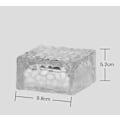 Miniatyrbillede 2 af 5: Solcelle Underjordisk Lys, Udendørs Krystal Issten LED Græslys Balkon Have Villa Layout Dekorativ Fliselys