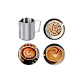 Miniatyrbild 4 av 5: Hem Novelty Rostfritt Stål Blomkruka Kaffetillverkare (350ml Skala),