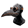 Miniatyrbild 1 av 3: Pestsläkaren Gasmask Fåglar Lång Näbb Latex Steampunk Halloween Party Rekvisita