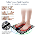 Miniatyrbillede 4 af 5: Elektrisk Fodmassager, Ems Fodpuder, Benformens Omformning, 6 Ems Pulstilstande, 9 Styrker, Bioelektrisk Massage, Foldbar Bærbar Måtte Usb Genopladelig
