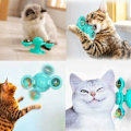 Miniatyrbild 5 av 5: Katt Leksaker, Rolig Katt Vindmölla Leksak, Interaktiv Katt Leksak med Kattmynta och Bollar -