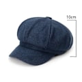 Pikkukuva 2 / 5: Naisten sanomalehtimyssy Varjostin Baretti Pehmeä Navy Blue