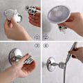 Miniatyrbillede 5 af 5: Brusehovedholder 360 graders rotation justerbar