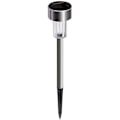Miniatyrbilde 1 av 4: Liten Solcellelampe Vanntett Husholdnings LED Rustfritt Stål Hage Landskapslys Plenlys (2 stk Hvit Lys)