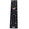 Miniatyrbild 4 av 5: Ersättningsfjärrkontroll RM-L1275 för Sony TV RMT-TX100D RMT-TX200E KD-43X8305 KD-43X8307 KDL-43W8