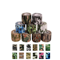 Miniatyrbillede 3 af 3: Udendørs camouflage bandage (NR. 3 - Sort og hvid grå camouflage 10 cm * 4,5 m 10 stk),
