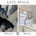 Miniatyrbillede 3 af 5: Skuffer Organiser til Tøj Garderobe Tøj Organiser til Skuffer Tøj Opbevaringskasser style2