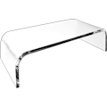 Miniatyrbild 1 av 5: Premium Akryl Monitorställ Transparent Monitorställ Transparent Laptop/PC/Multimedia Monitorställ Hemmakontor Monitorställ (Sm